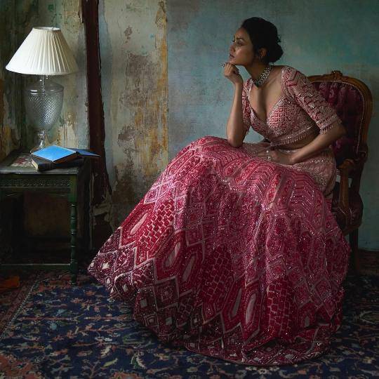 HC-1107 Georgette Lehenga choli wholesale online